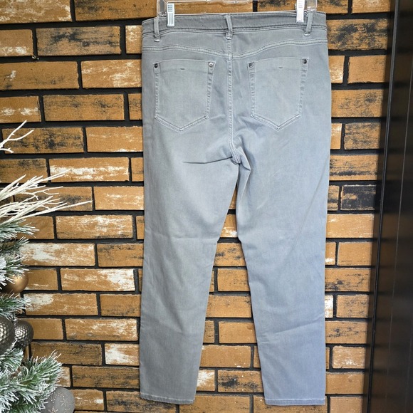 J. Jill Denim Authentic‎ Fit Slim Ankle Jeans Gray 10 - Picture 2 of 11
